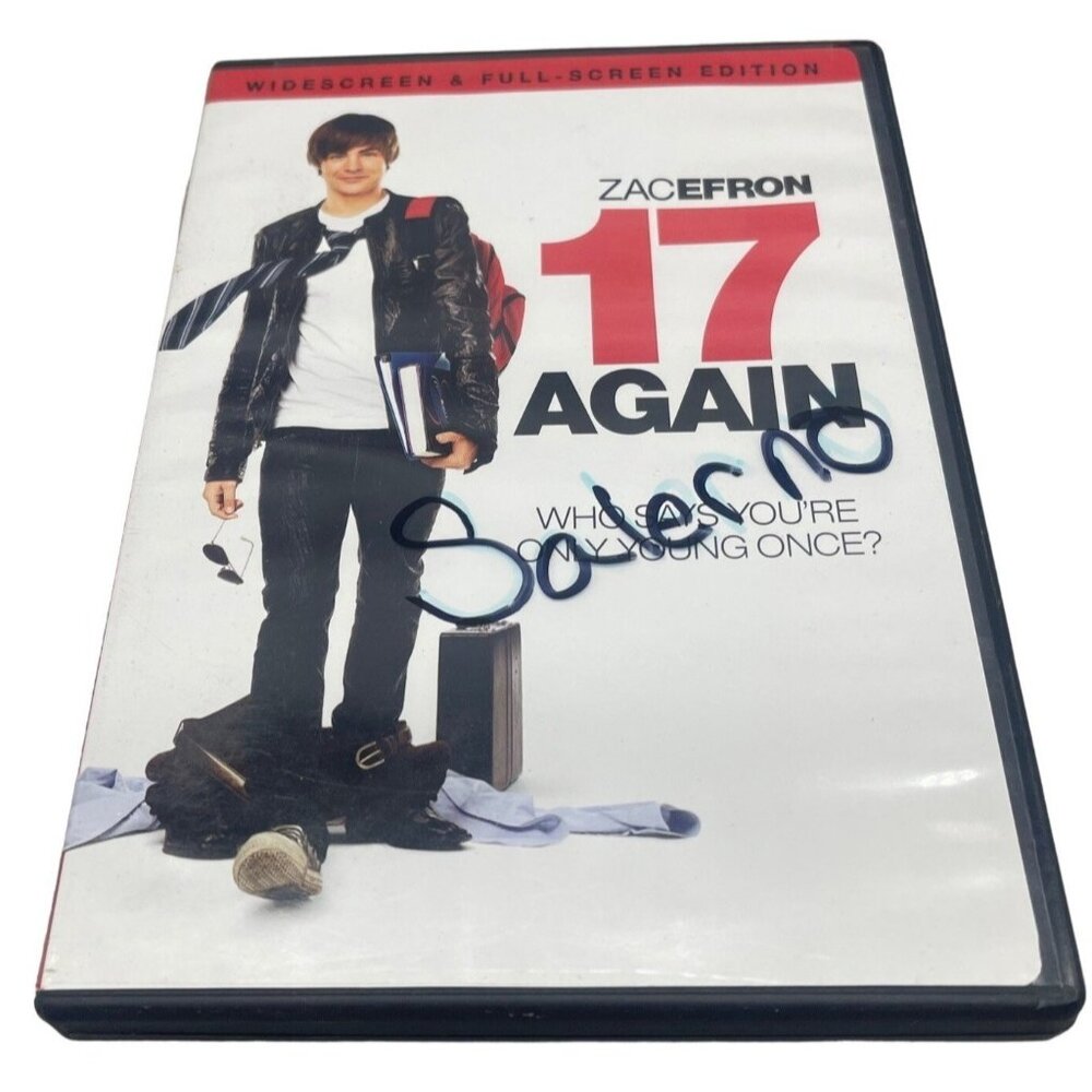 17 Again DVD Zac Efron English PG-13 New line Cinema 2009 READ